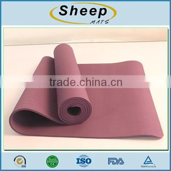 Wholesale good elasticity non-slip sport custom tpe yoga mat