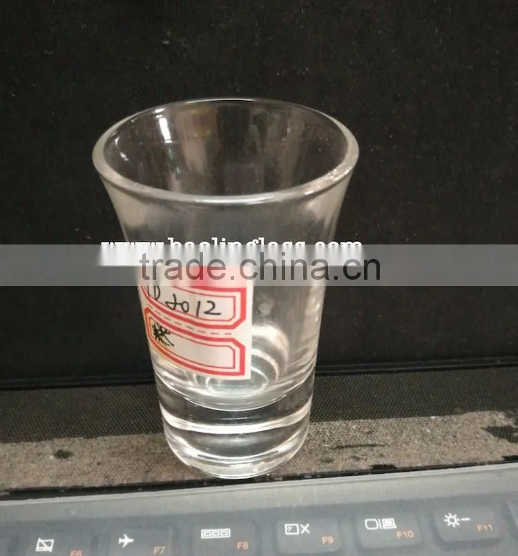 60ml 75ml 150ml 250ml Double wall crystal shot glass