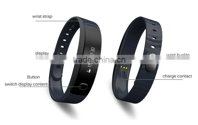 2016 Fashion fitness tracker smart bracelet, pedometer, health sleeping monitoring for Android IOS Phone