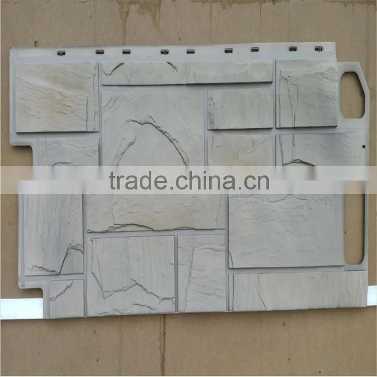 Random Rock Siding brick wall panel plastic wall panel