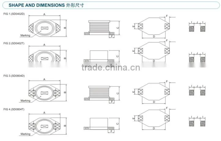 SD series low price high quality inductor/3r3 inductor