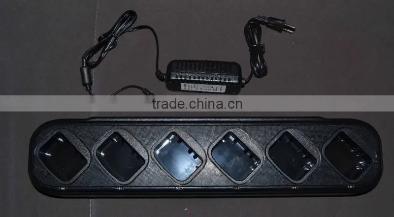 6 slot charger for Kenwoo TK2207 TK3207 2 way radios