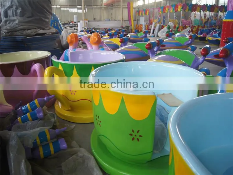 Outdoor Playground Coffee Cup Rides; Coffee Cup Amusement Rides For Sale