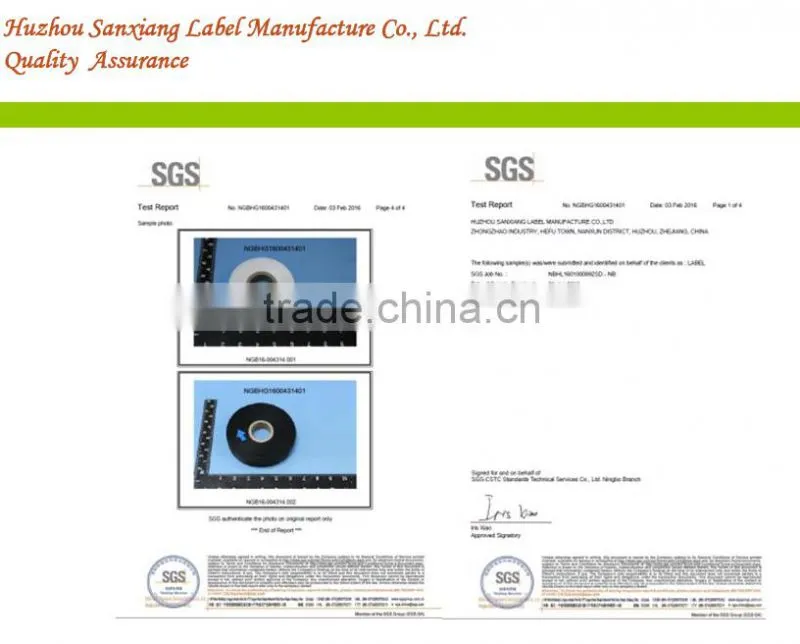 Direct factory polyester satin ribbon double side for clothing labels, home textile labels