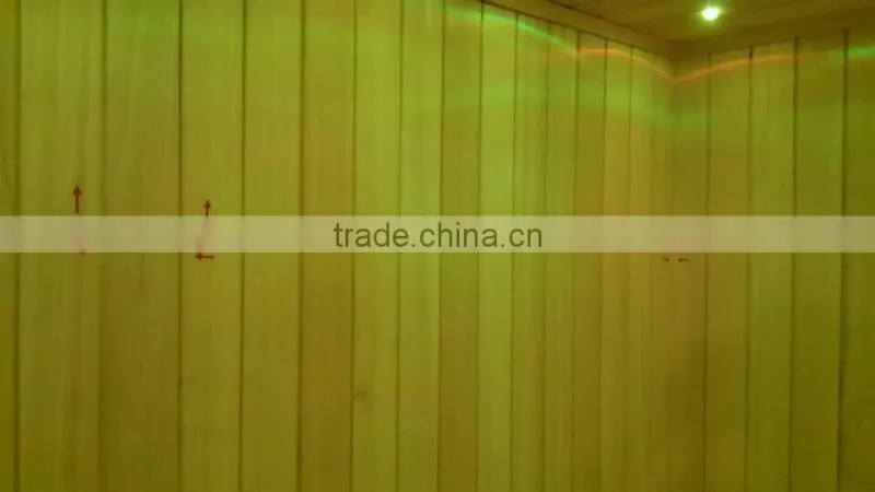 2015 newest real wood dry sauna room