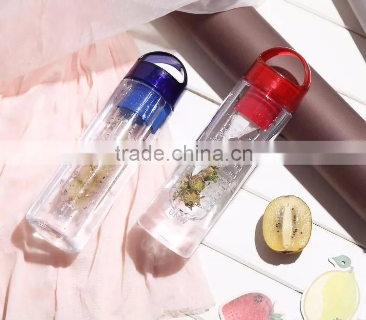 clear plastic water bottles bpa free water bottle wholesale fruit infuser