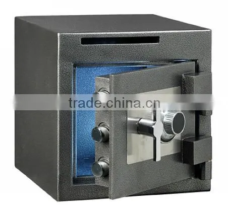 Barglary proof home and hotel steel safe box with La Gard combination and digital lock BS-1414SC