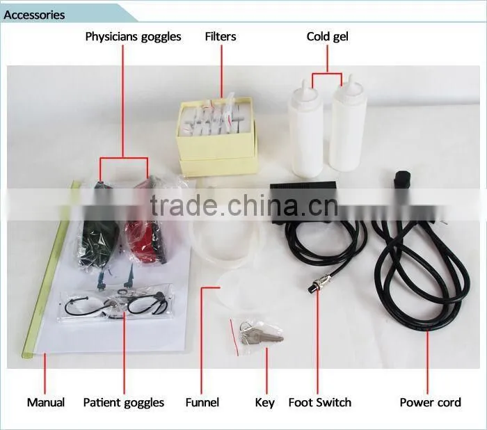 2015 Professional YAG laser tattoo removal machine