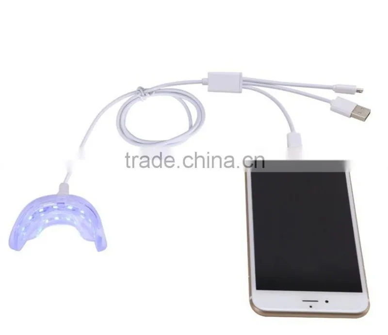 16 LED Teeth Whitening Kit Mini Cold Light LED Teeth Whitening Machine For Home Use