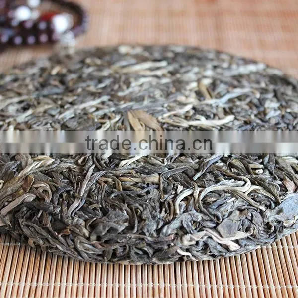 Dropship Tea,2014 Spring from LaoMan'E Village Old Arber Raw Puer Tea,Sheng Puer Tea,Herbal Super Slimming Tea