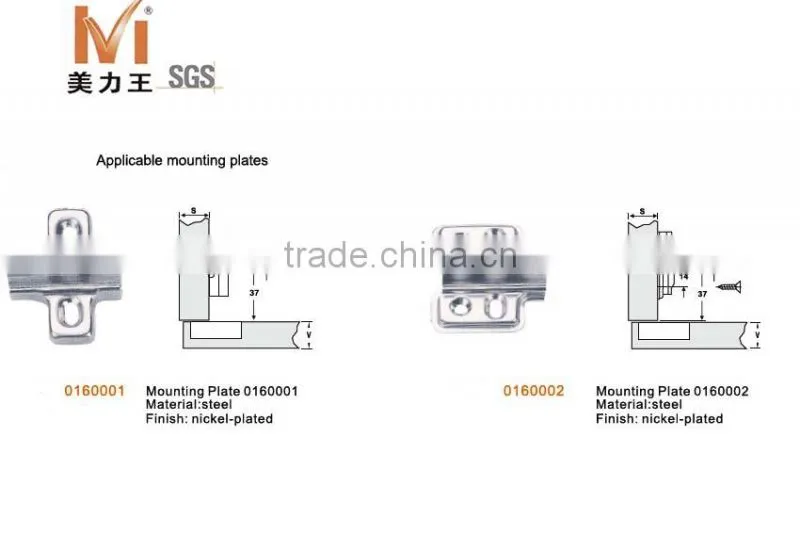 furniture hinges with 35mm cup all steel cabinet door concealed hinges