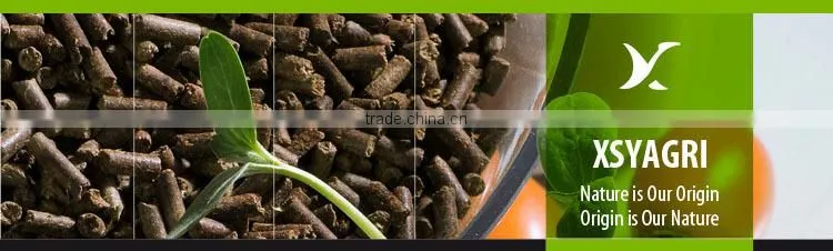 tea seed pellet of tea seed meal used to protect turf