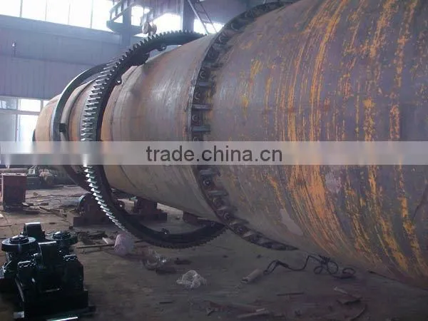 Natureal gas heating rotary dryer, LPG gas heating drum dryers