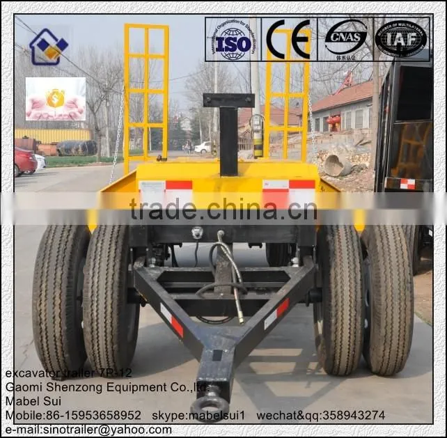 excavator transporter lowbed trailer