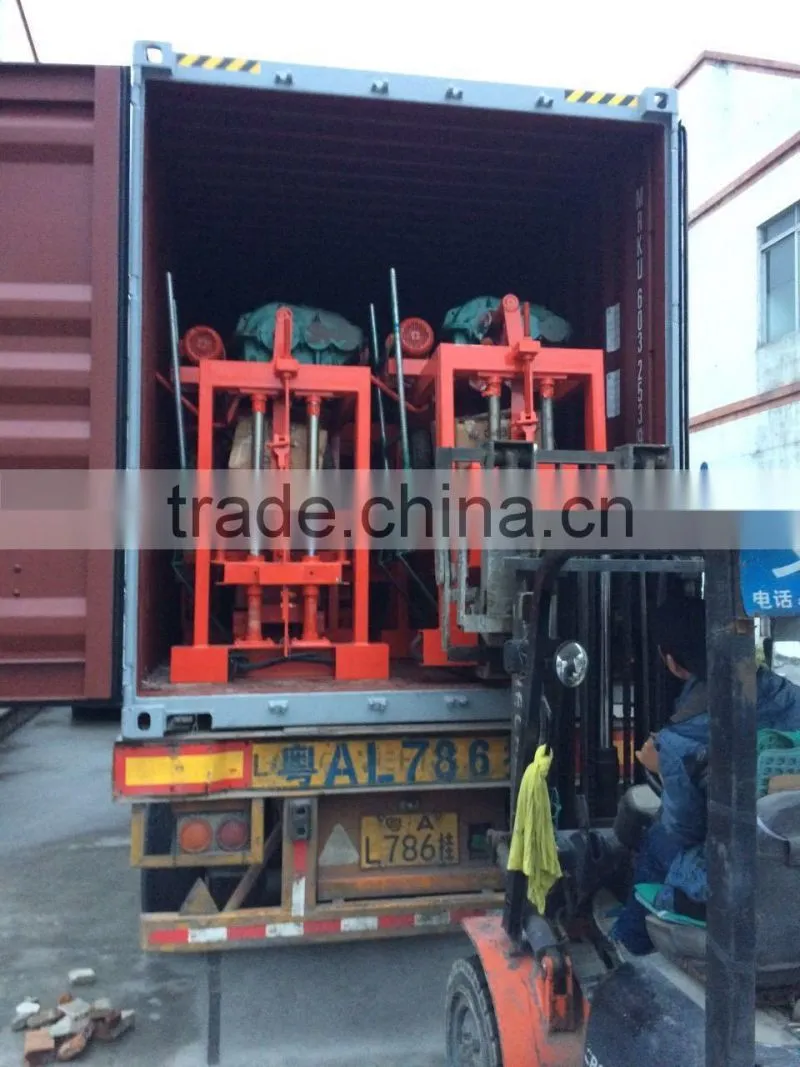 Automatic China Concrete Brick Machine QTJ 4-40 Hollow Block Making Machine