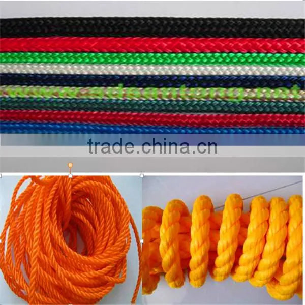 PP braided and twisted rope for sale