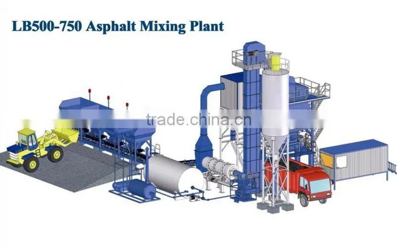 40t/H Small Asphalt Mixing Plant, LB500 Asphalt Plant Spare Parts