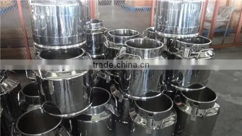 stainless steel milking bucket