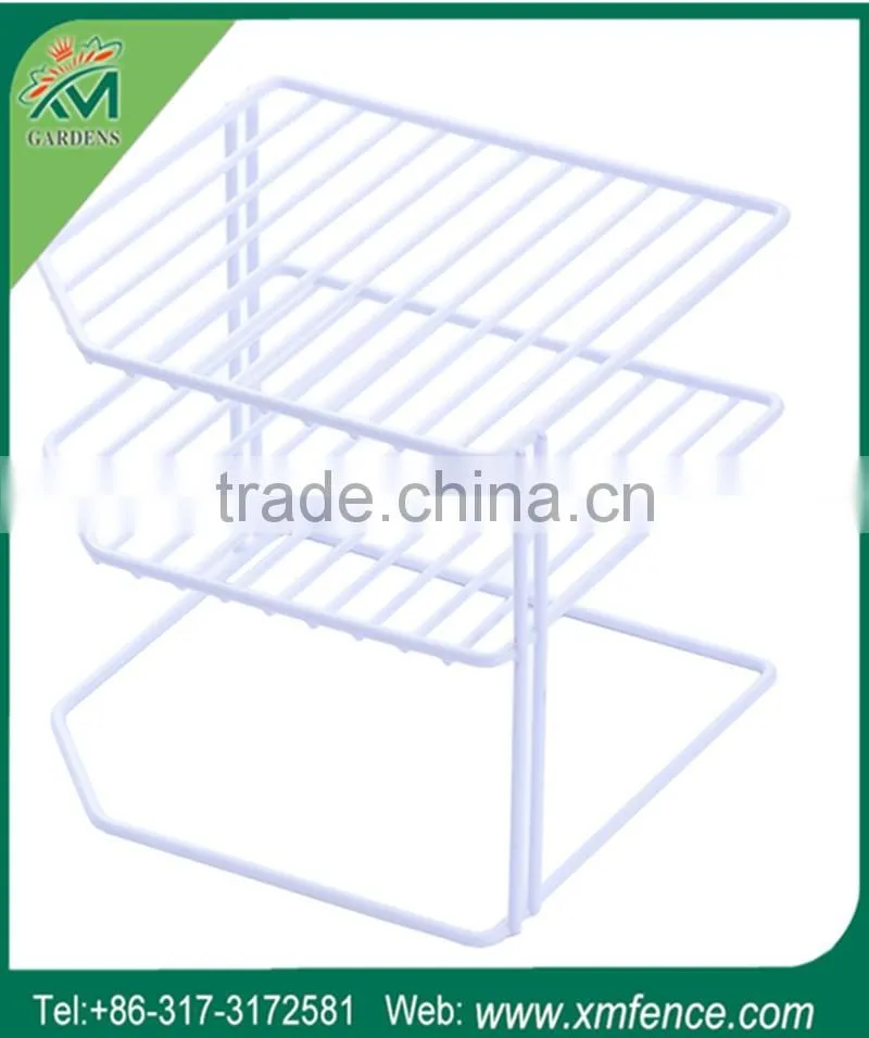 Metal Bathroom Stacking Folding Shelf - Medium