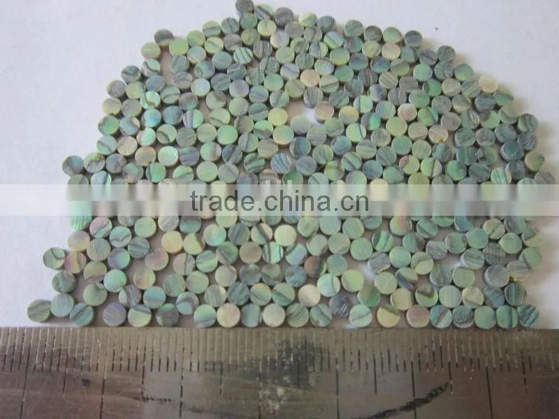 circle abalone dots for luthier inlay