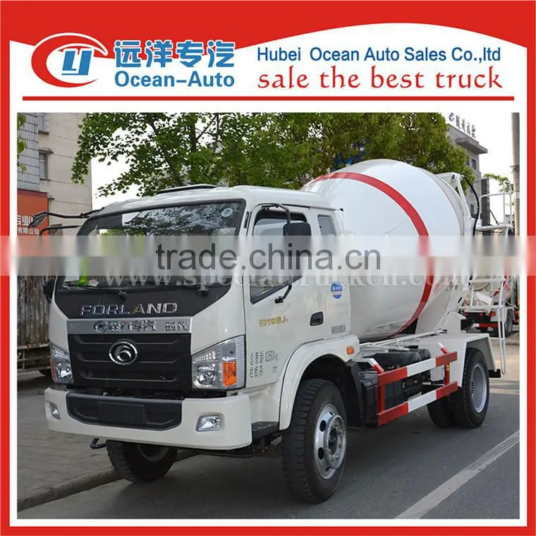 small volume new design concrete mixer truck for sale