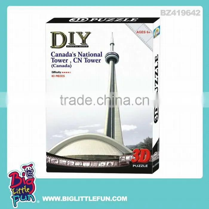 3d eva puzzle toy CN Tower