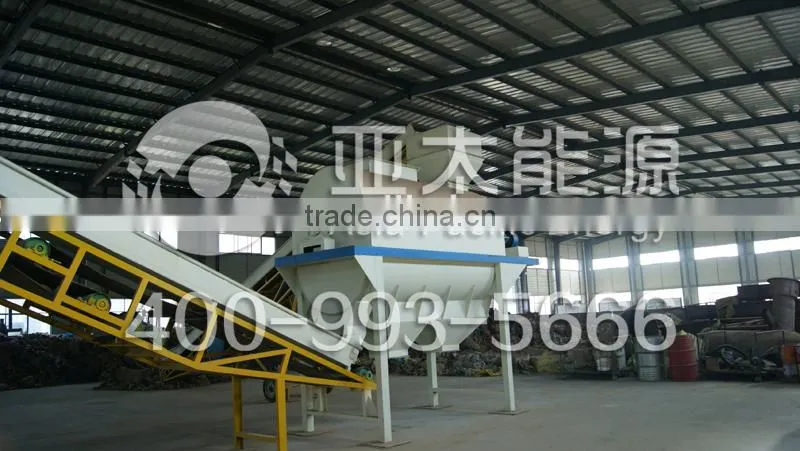 Municipal solid waste sorting equipment line