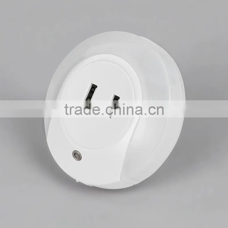 Soft Lighting Night Light Socket With USB Interface
