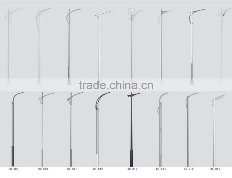 LED solar powered street light 6m 30W LED light + 100w solar panel