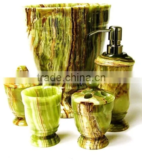 NATURAL COLOR Luxury colorful Free Sample for Natural ONYX BATHROOM ACCESSORIES COLLECTION