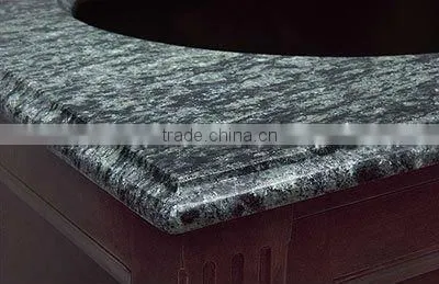olive green granite countertop