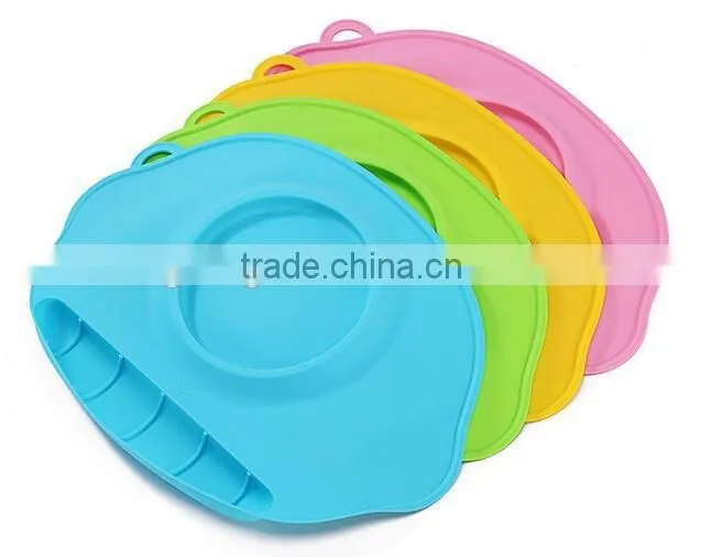Portable Baby Antibacterial Waterproof Placemat with Sucker Dining Mat