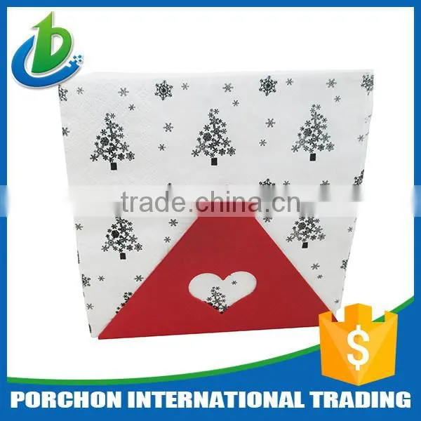 Metal restaurant paper napkin holder for wedding