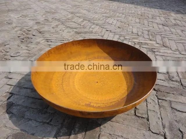 Flat Bottom Outdoor Cast Iron Fire Pit / Cast Iron Fire Pits