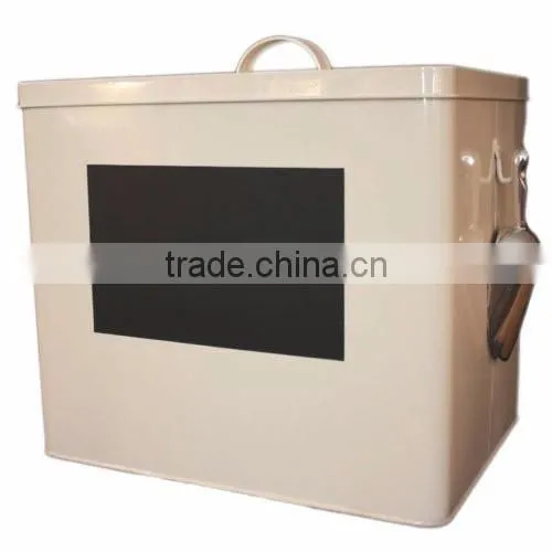 Custom Design Metal Rectangle Laundry Detergent Tin Washing Powder Storage Box