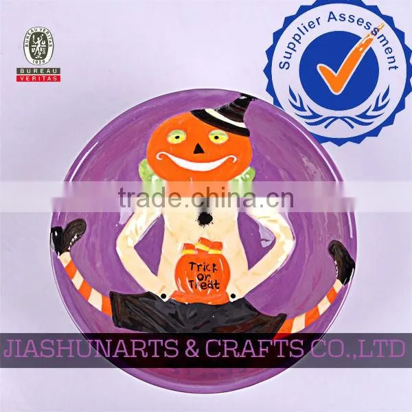 Halloween ceramic bowl