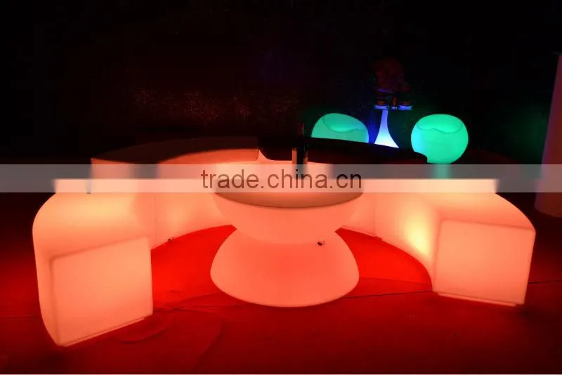 LED bar sets, LED living room furniture,led light up bar furniture table sets