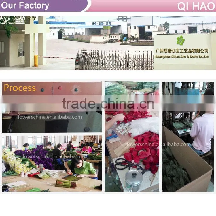 Realtouch orchid artificial flower arragements with flowers pots
