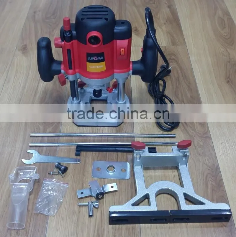 12mm 2050w Portable Power Wood Cutting Plunge Router Electric Milling Machine