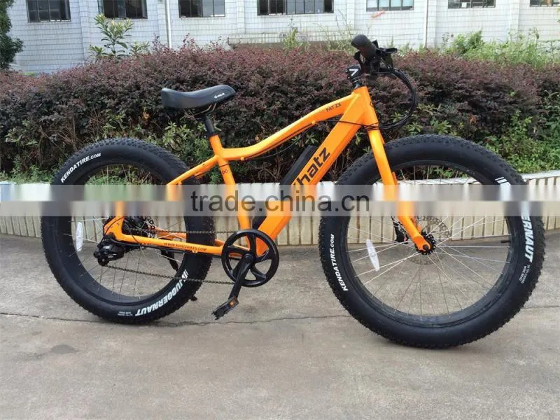 26inch fat tyre electric bike with hidden battery powered electric fat tyre bike 350W