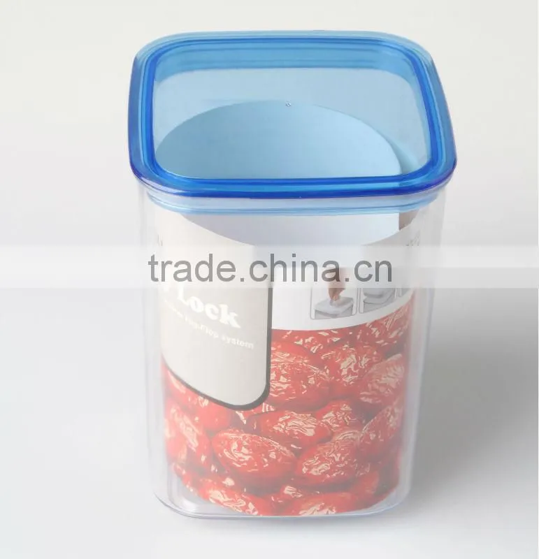 PS Materical Modern Design Hotsale Plastic Airtight Container