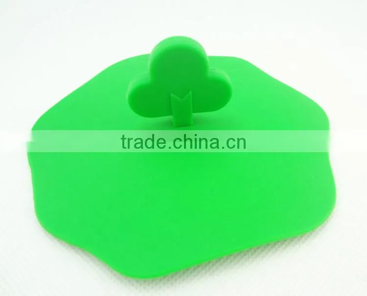 Silicone Cup Lids Tree Leaf Mug Cover Silicone Glass Cover Suction Lids for Coffee and Tea Cup