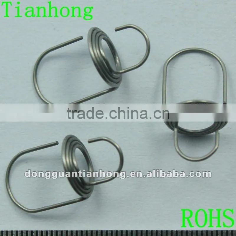 OEM customized extension spring uesd in appliances and switches made of white or black stainless steel