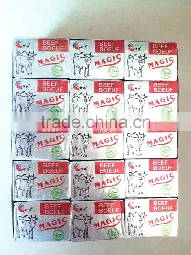 Magic bouillon cubes brand, chicken/shrimp/beef flavour cooking bouillon cubes seasoning cubes