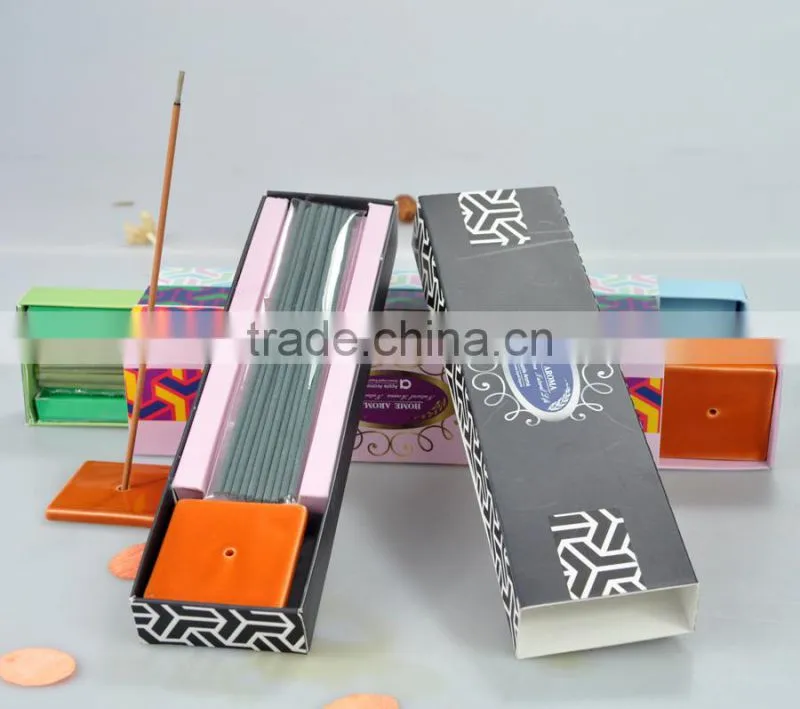 2015 HK home product fair incense gift/india cone incense/scented incense gift set/color incense sticks