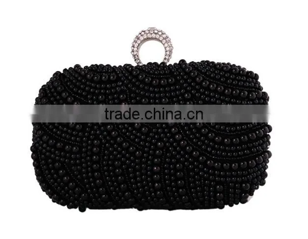 2015 new style fashion ladies pearl evening bags