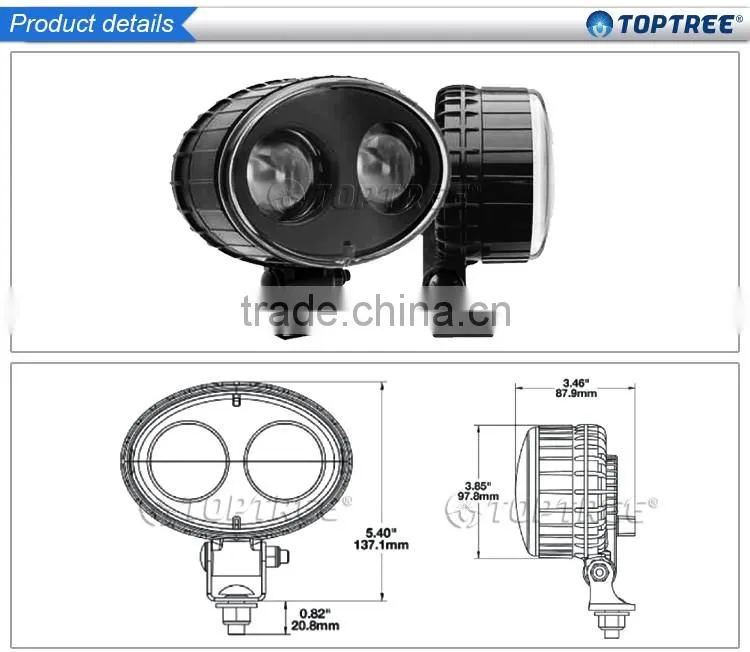 New 10w blue arrow forklift light 80v pedestrian warning lights led safety lamp