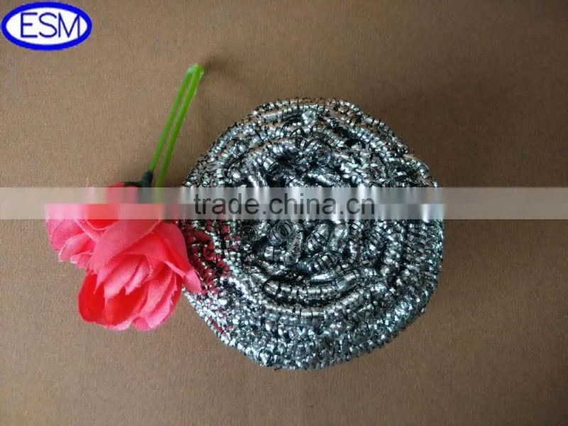 ss410/GI Stainless Steel spiral Scourer,kitchen scrubber