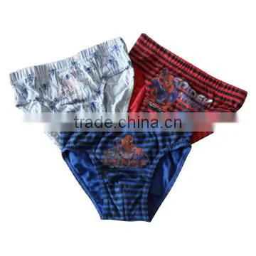 Hot sale 3pcs cotton Children's underwear briefs