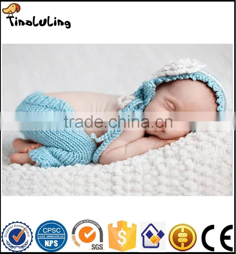 NPT46 Tinaluling Wholesale handmade baby's blue photography props for newborns